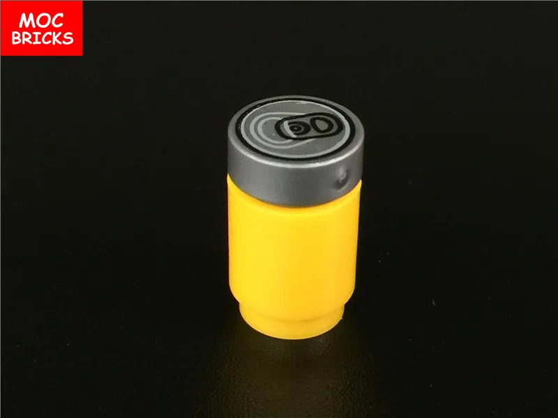 10 шт./лот DIY Круглый Кирпич 1x1 &amp плитка круглая с содовой поп Can шаблон подходит