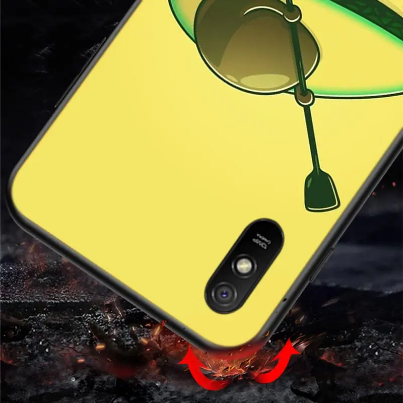 

Cute Cartoon Avocado Food For Xiaomi Redmi 9 9C 9A 9I 9T 10X 8A 8 7A 7 6A 6 5 S2 Y3 Y2 K30 Ultra K20 Pro Black Phone Case