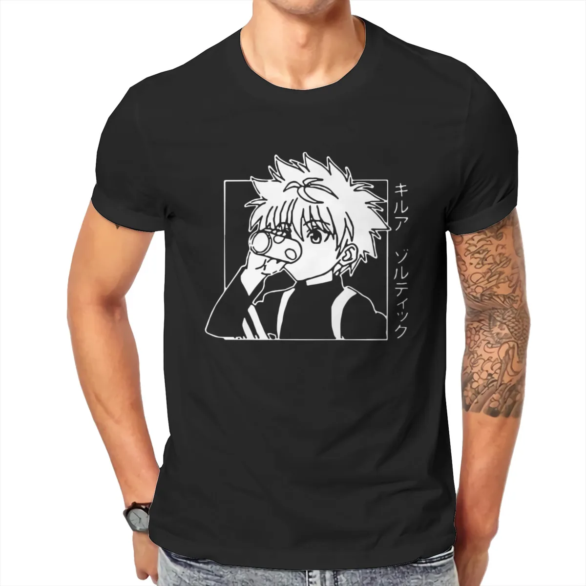

Kawaii Killua Zoldyck Hunter X Hunter Manga print Fashion Oversized US Size style T-Shirts 136513