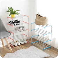 stainless steel simple multi layer shoe rack nonwovens easy assemble storage shelf organizer accessories shoe rack hanger