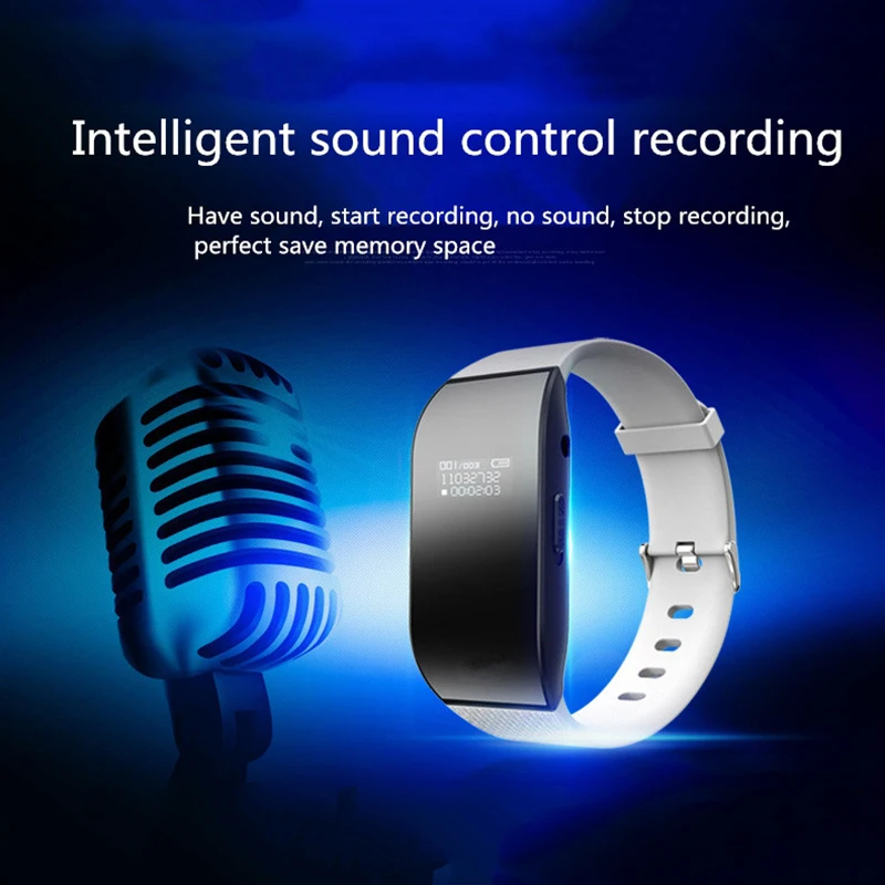 

voice recorder mini recording dictaphone micro audio sound record digital flash drive secret watch