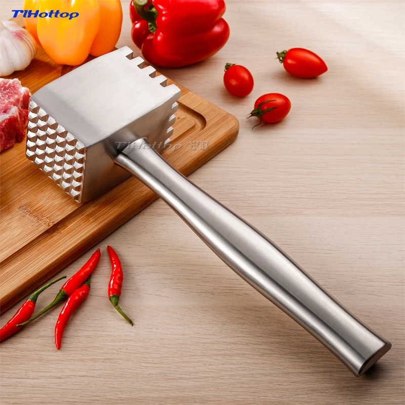 304 молоток из нержавеющей стали для мяса Tenderizer Стейк говядина свинина курятина