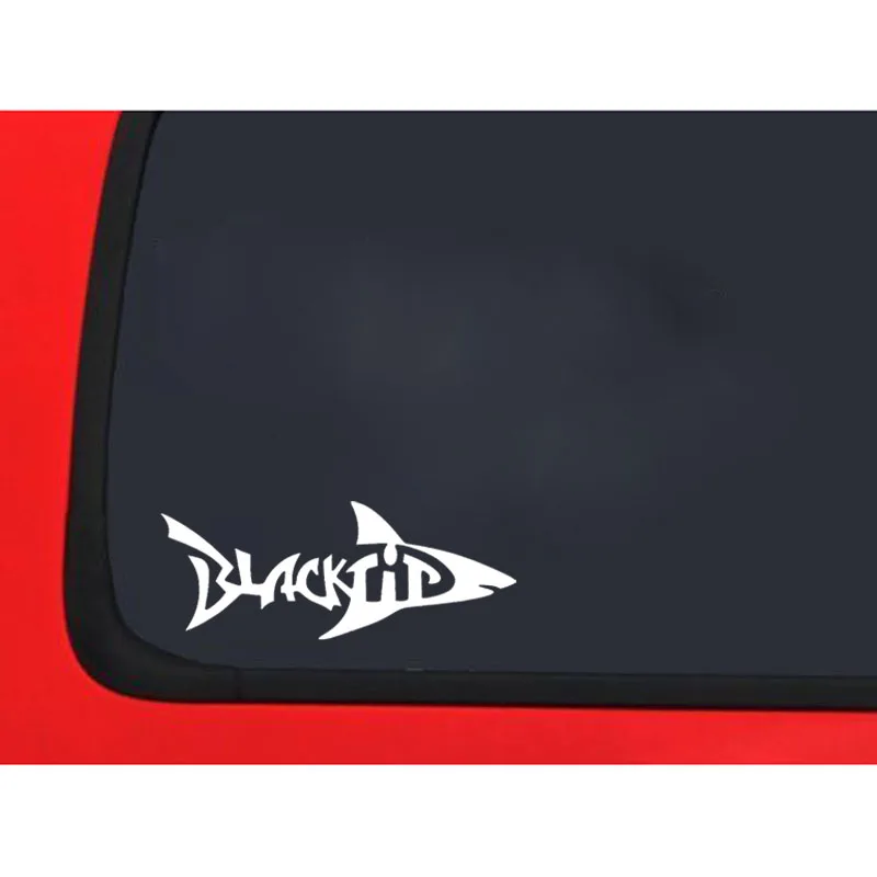 

Langru 15cm*5.8cm Blacktip Shark Fashion Vinyl Decal Window Car Sticker Accessories Jdm