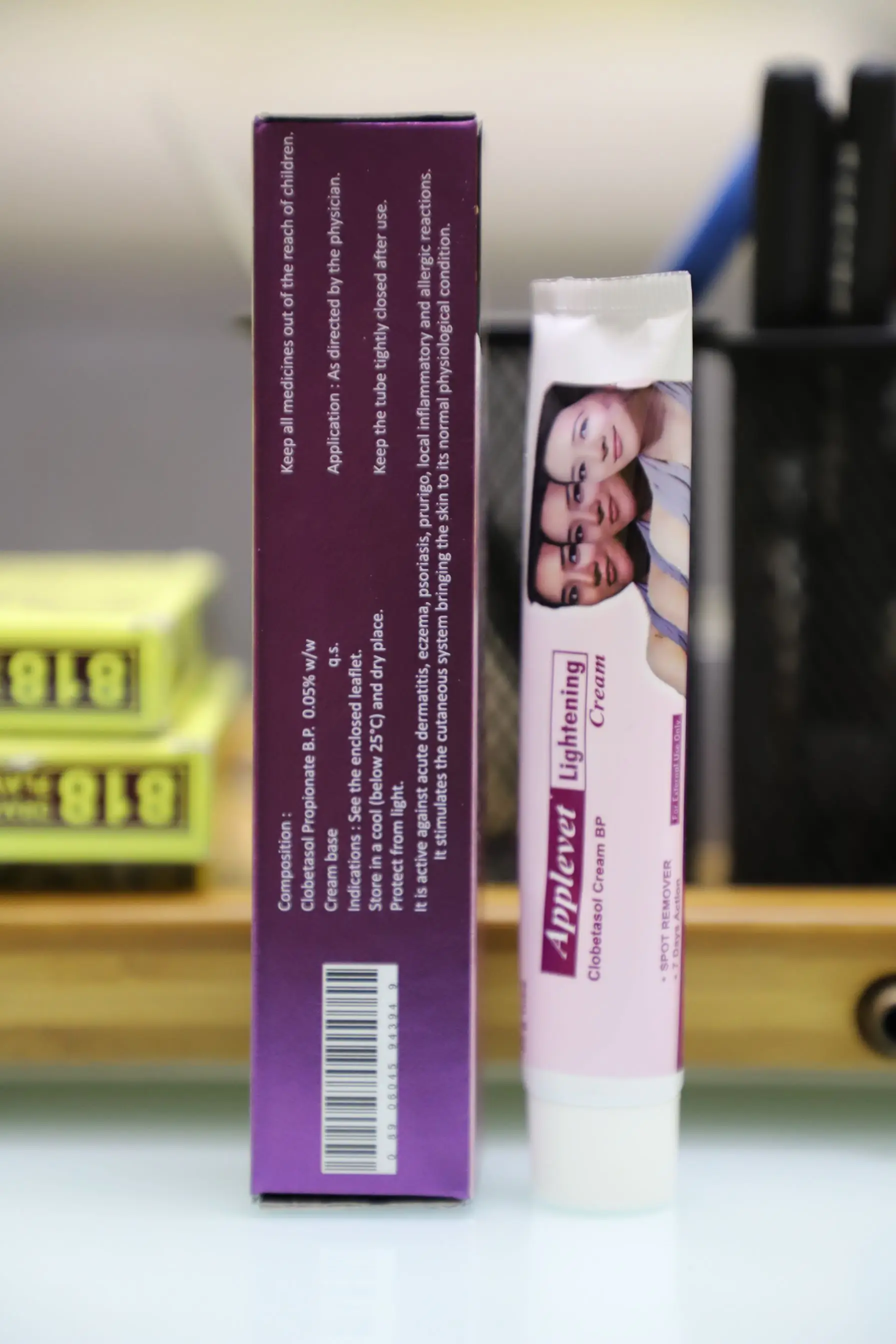 Бесплатная доставка крем для осветления апплета | 7 дней действия 30 г AFRIWORLD/1