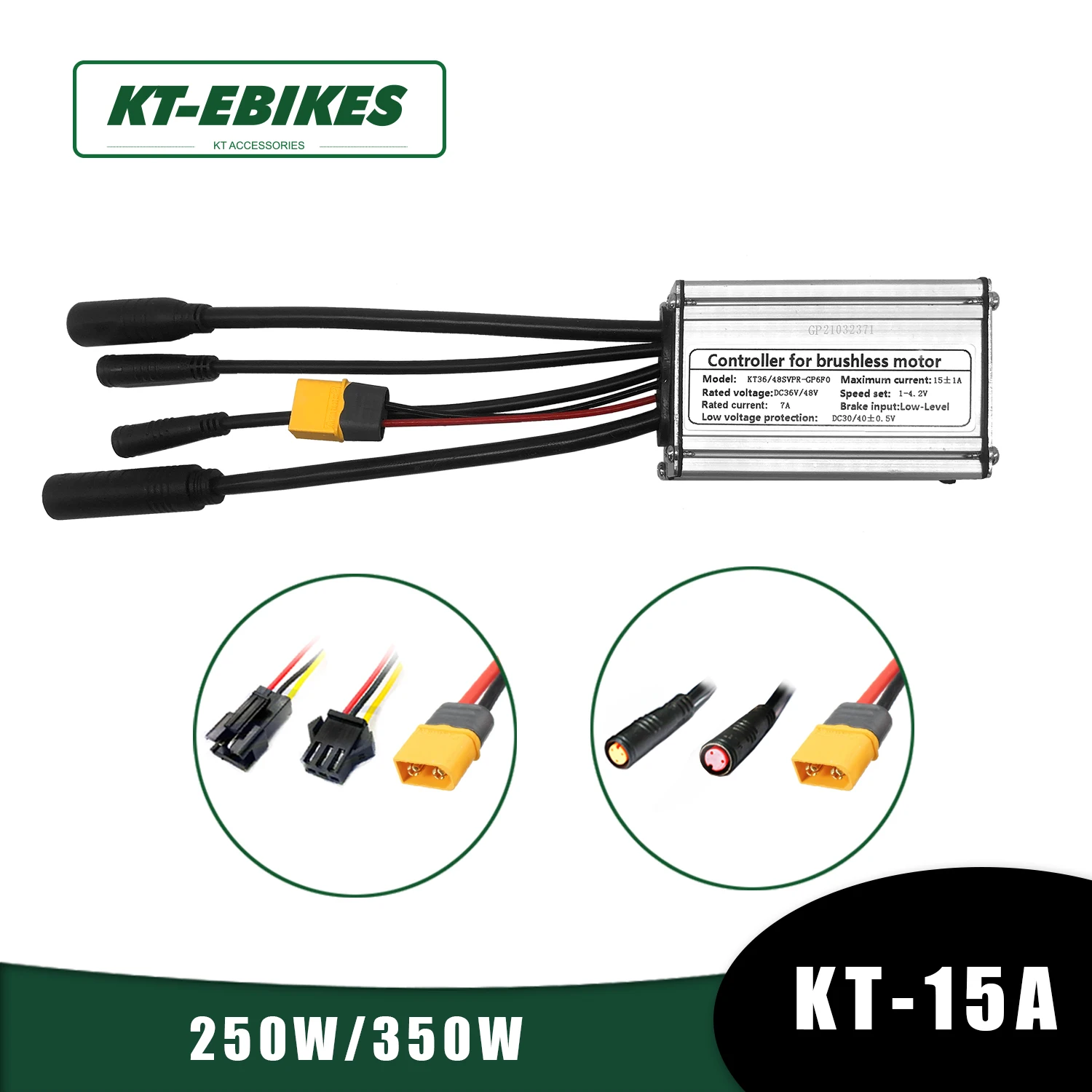KT Байк способный преодолевать Броды контроллер 36V 48V 15A 250W 350W Бесщеточный