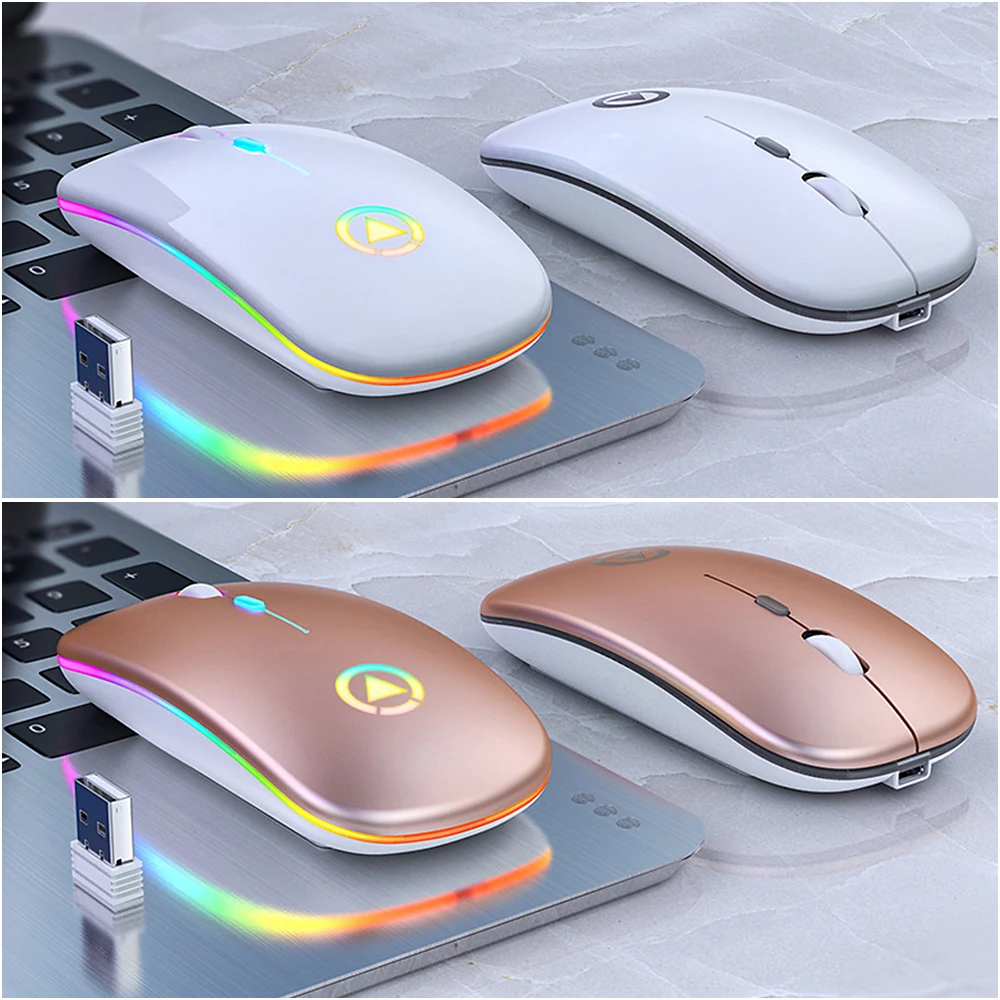 Двойной режим 2 в 1 эргономичная мышь беспроводная компьютерная ПК USB оптическая