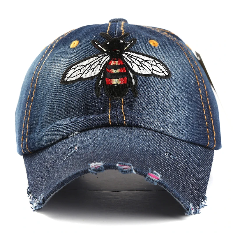 LVTZJ Spring Vinatge Denim  Cap Baseball Cap Snapback Hat Summer Cap Hip Hop Floral Cap Hats For Men Women Grinding Multicolor