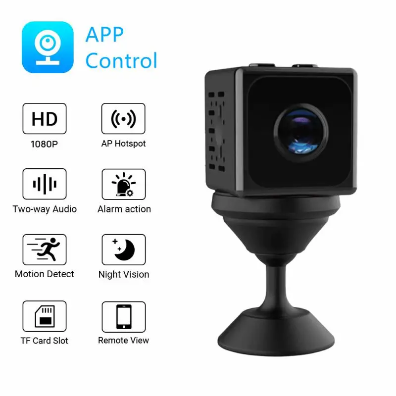 

Mini Wifi IP Camera HD 1080P Wireless Indoor Camera Nightvision Two Way Audio Motion Detection Baby Monitor