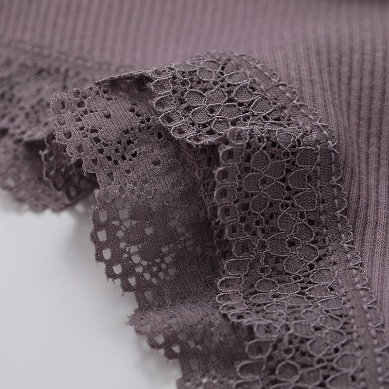 Трусы женские FINETOO 2 шт./компл. с низкой талией трусики из хлопка кружевами - купить