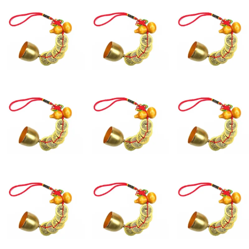 

Gourd five emperors, money belt, bell pendant, home decoration