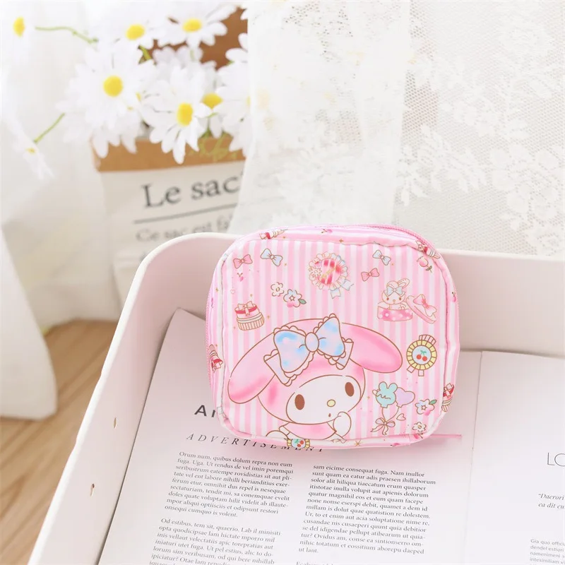 Sanrio с рисунком hello kitty женская сумка для хранения кошелек монет девочек и