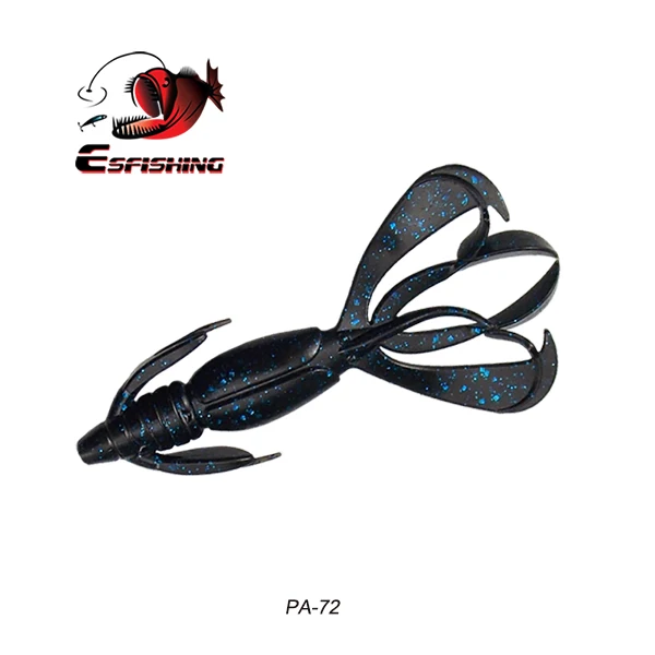 Рыболовные приманки Esfishing, мягкие большие силиконовые приманки Pesca Crazy Flapper, 11 см, 11,5 г, 5 шт., воблеры для ловли карпа для рыбалки - Цвет: PA72