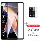 Закаленное стекло 4 в 1 2.5D для Xiaomi Redmi Note 11 Pro Plus, стекло для Redmi Note 11 Pro Plus, защита экрана, пленка для объектива камеры