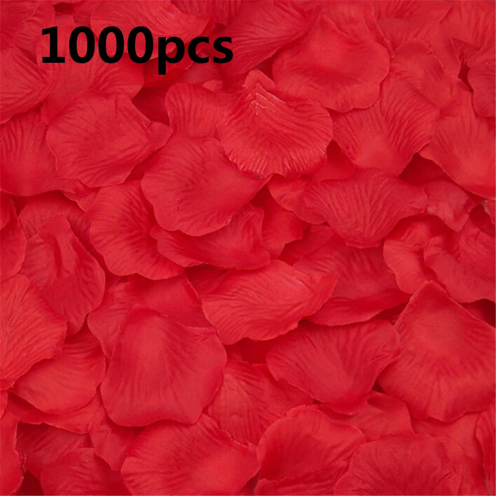 

1000 шт. Свадьба Роза лепестки для свадьбы шелковые лепестки роз цветные Искусственные цветы Свадебные аксессуары