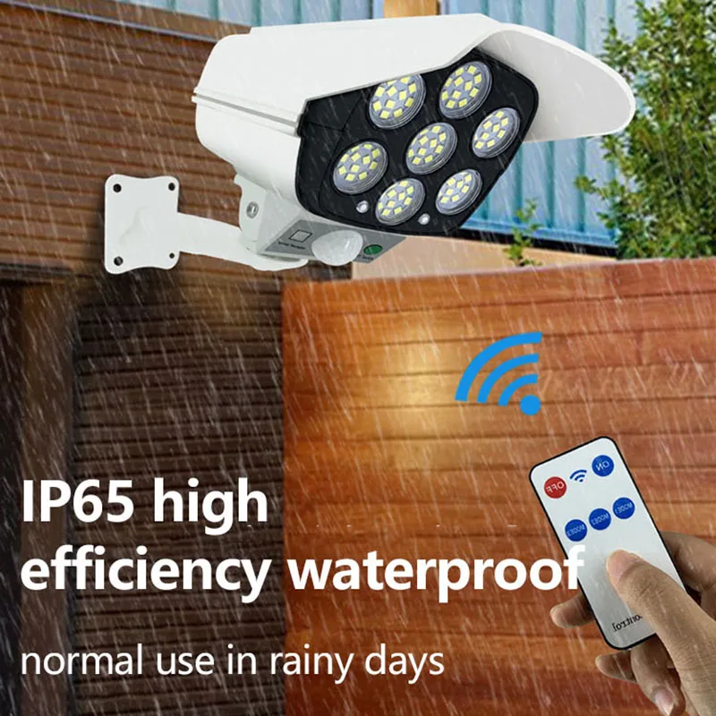 

Solar Light Outdoor Courtyard Light Intelligent Human Body Induction Lighting Remote Control Wall Light IP65 Wateproof LED