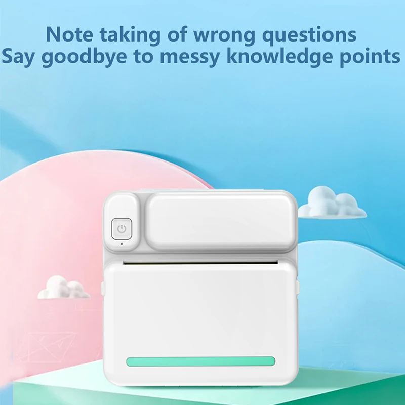 Мини-термопринтер портативный карманный принтер для фотографий термопечати