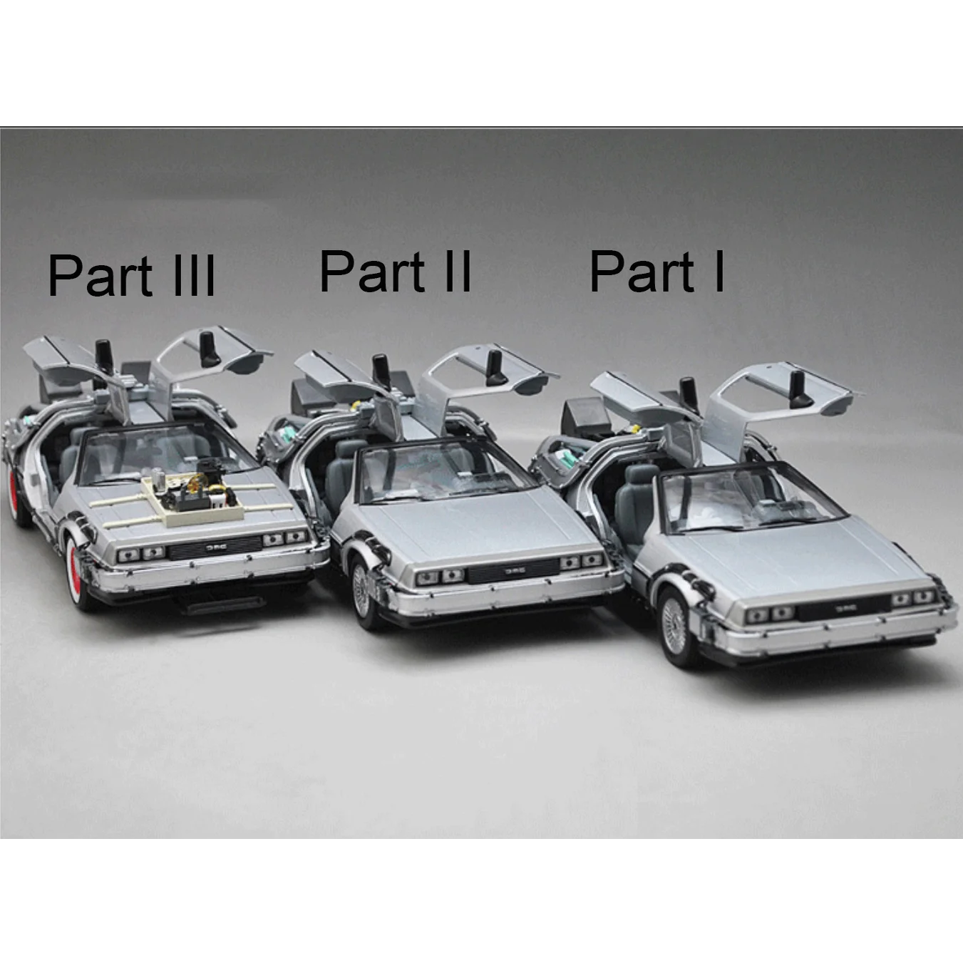 Welly 1/24 1:24 Назад в будущее 3 III DMC 12 машина времени Delorean литые модели игрушек для