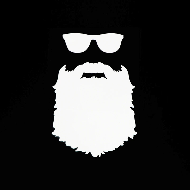 

15cmx9cm Fun Beard Style Car Sticker and Decals Car Decorative Supplies Accessory Interior Vinyl Motorcycles PVC