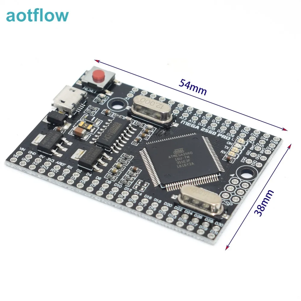 Мега 2560 PRO добавьте CH340G/ATMEGA2560 16AU чип с мужской pinheaders совместимый для arduino Mega2560