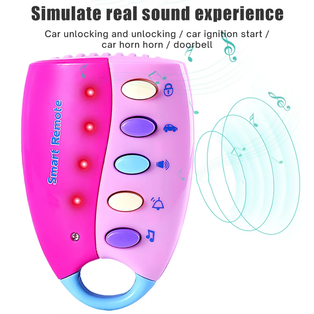 Детская игрушка музыкальный Автомобильный ключ вокальный умный пульт