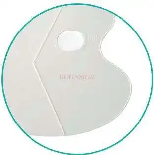Овальная пластиковая палитра, белая гуашь, масляная краска для акварели, прозрачная акриловая краска, трехстрочная пластиковая палитра от AliExpress WW