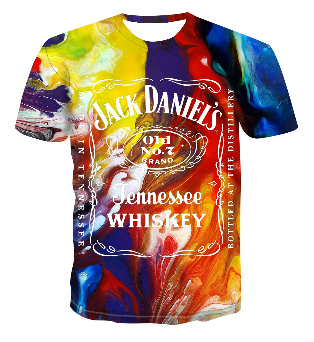 

Summer New Men's 3D Print T shirt Street Casual 3D Print Pattern Short sleeve Fashion Funny Short sleeve Colorful Men's T shirt