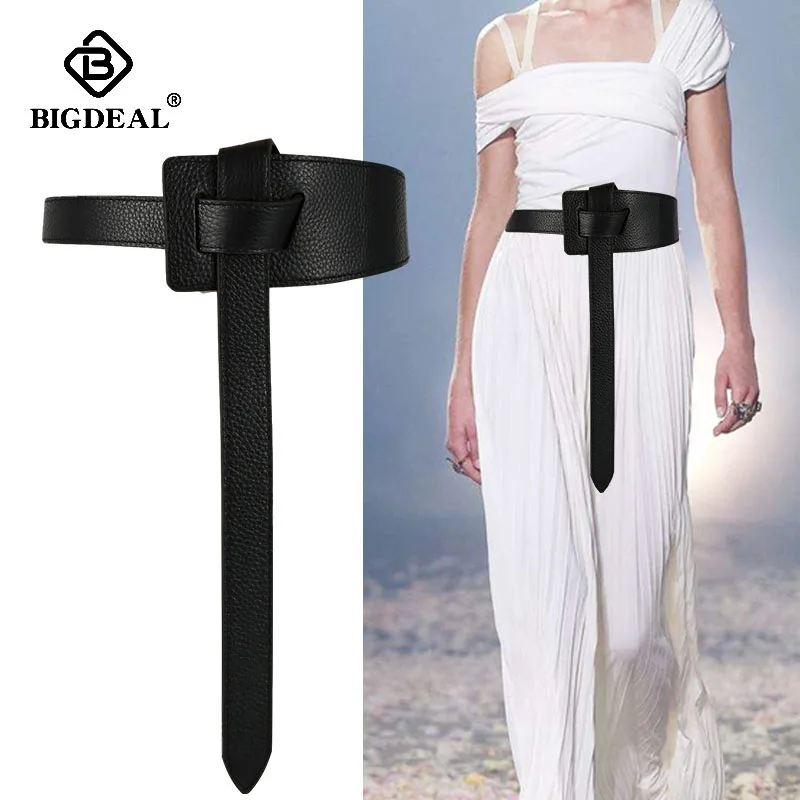 Женский дизайнерский ремень из натуральной кожи джинсовый женский пояс платье с