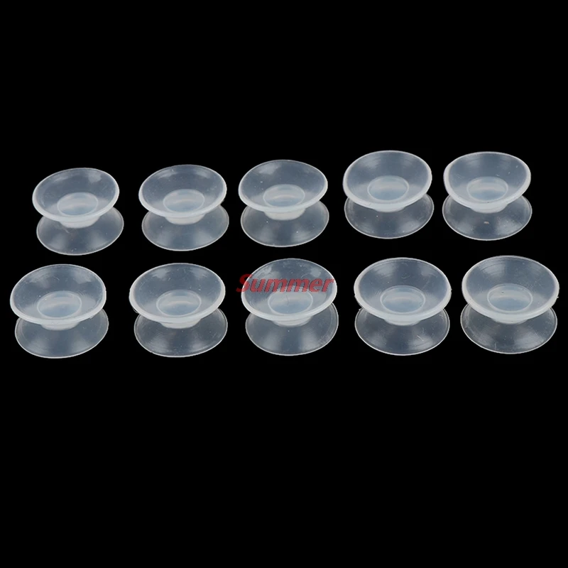 

Hot 10 Pcs Double Sided Suction Cup-Sucker Pads For Glass Suction Cup Pvc Plastic Small Suction Cup Without Trace Plastic