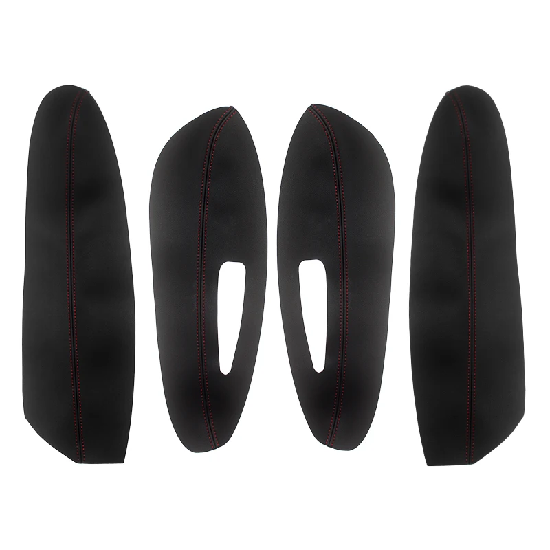 Панель подлокотника салона автомобиля кожаная наклейка из микрофибры для Peugeot 308