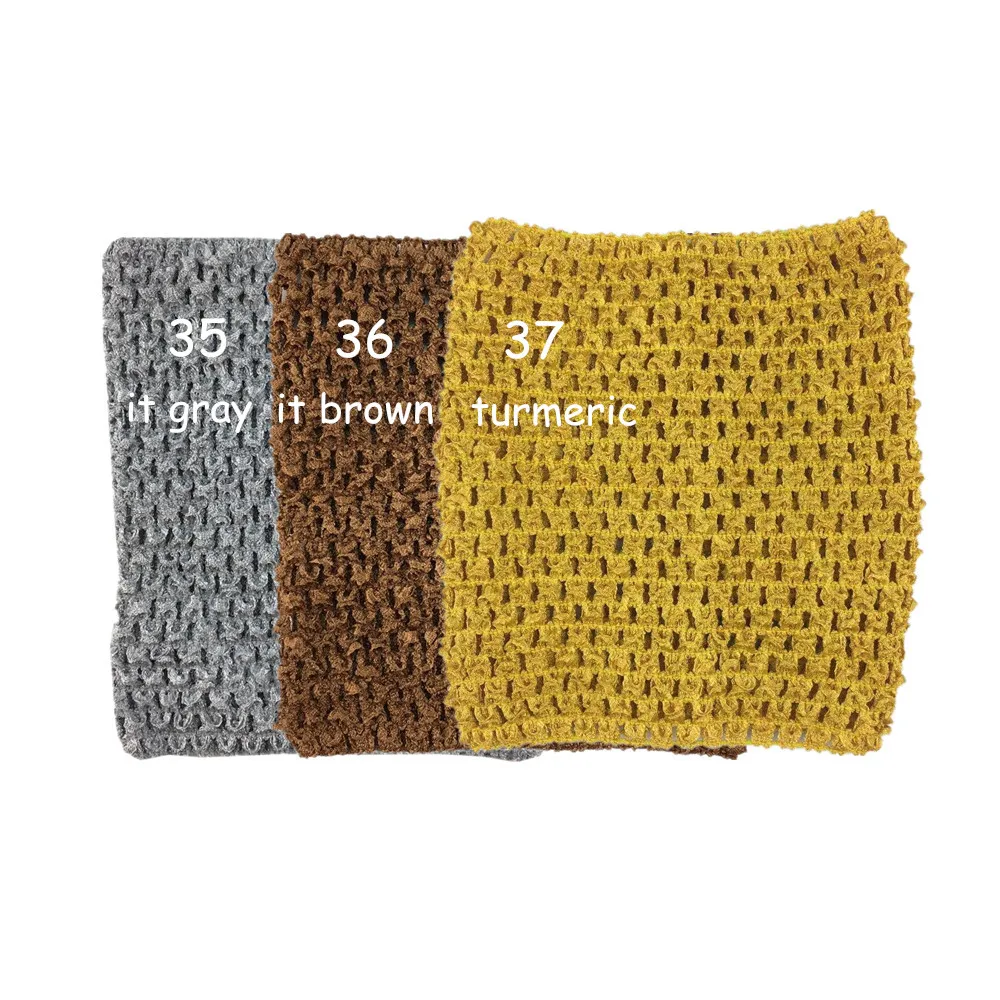 Оптовая продажа 80 шт./лот 6 дюймов эластичная вафельная повязка на голову для