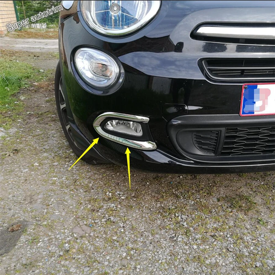 Хромированные блестящие передние противотуманные фары Lapetus лампы для век бровей