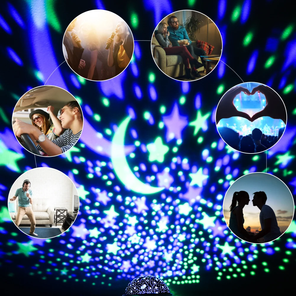 Светодиодный лазерный светильник для дискотеки Bluetooth USB пульт дистанционного