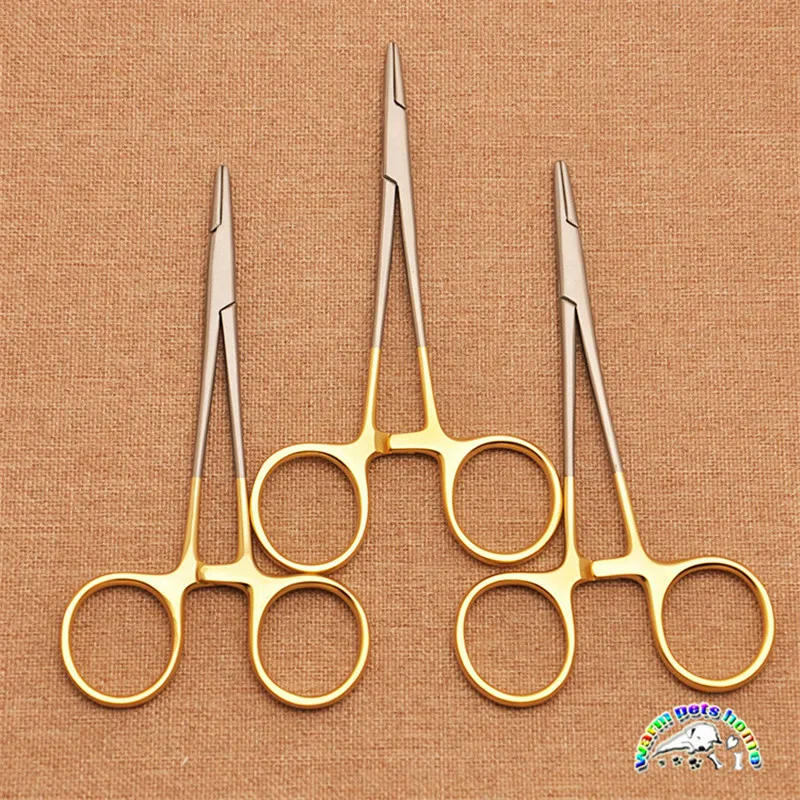 Держатель иглы медицинский хирургический инструмент из нержавеющей стали для