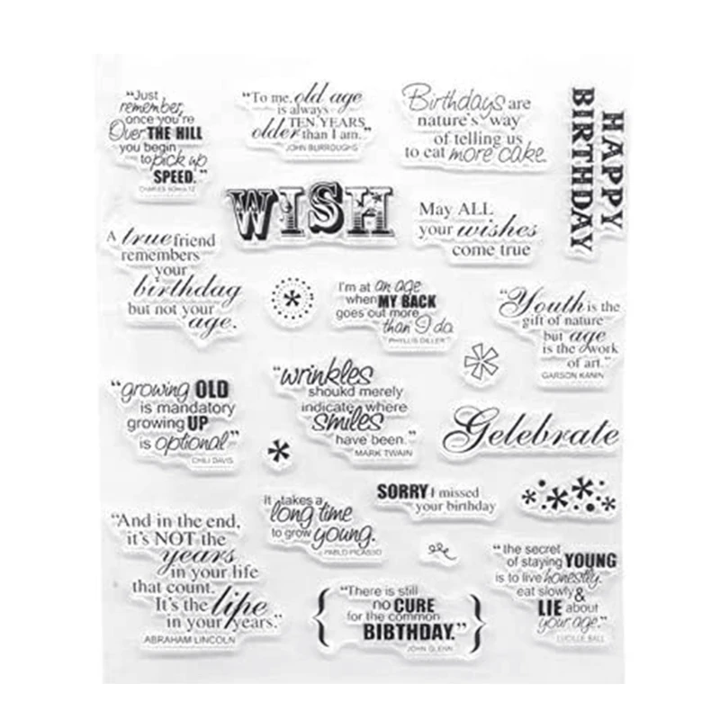 

Желаю благословение силиконовый прозрачный чехол печать штамп DIY Скрапбукинг рельефная фотография альбом декоративные Бумага карты Ремес...