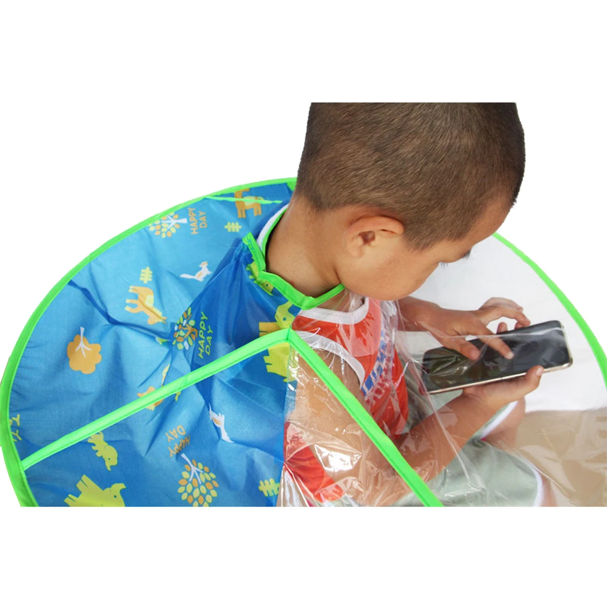 Парикмахерская детская накидка для стрижки волос салонный парикмахерский