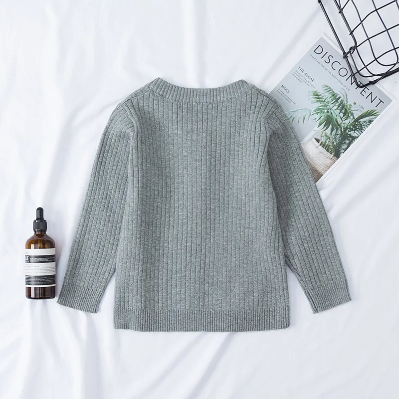 Весна 2020 хлопковый свитер верхняя одежда для маленьких детей вязаный кардиган