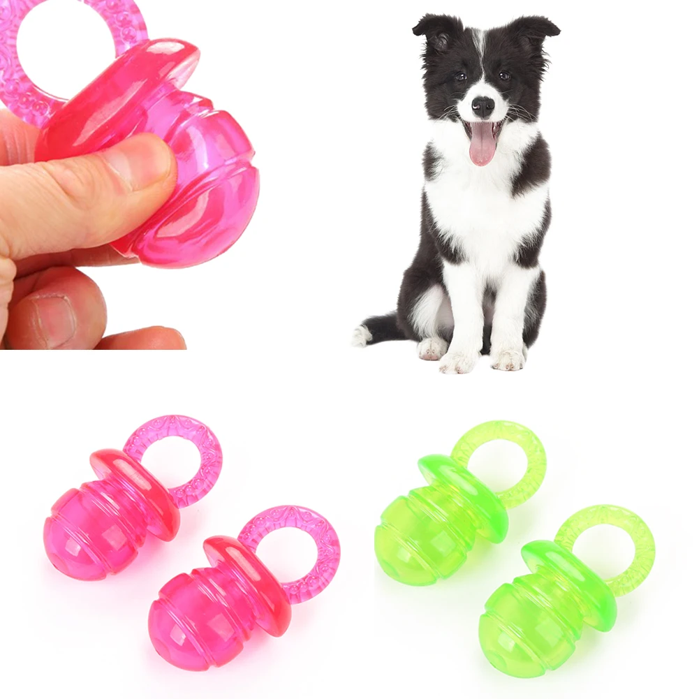 Игрушка для собак и кошек TPR прозрачная соска лечения зубов игрушка укуса Vent Molars