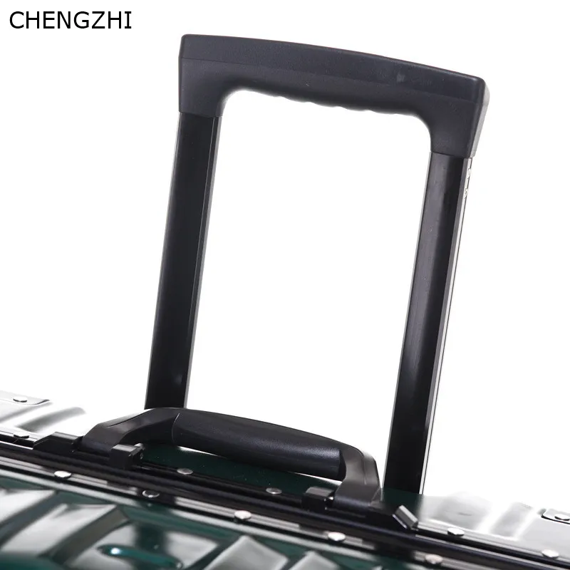 CHENGZHI алюминиевая рама + PC ABS багаж на колёсиках 20 &quot24&quot 26 &quot29&quot дюймов