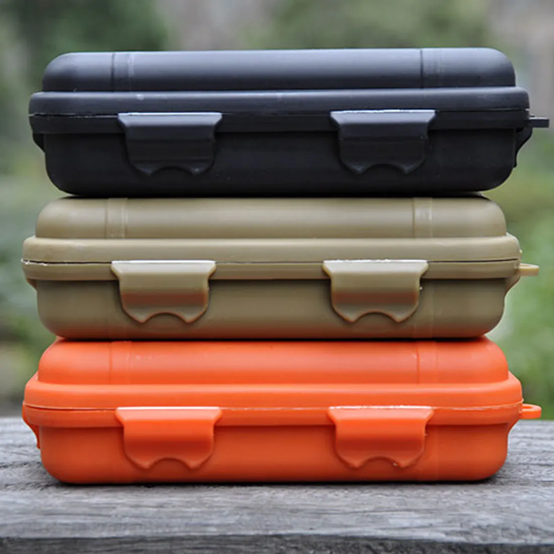 

Outdoor items storage waterproof and shockproof sealed box life-saving tool storage Storage Container Case Holder Fishing Tackle