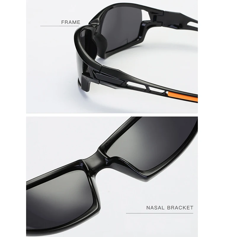 Мужские солнцезащитные очки с поляризационными стеклами брендовые дизайнерские