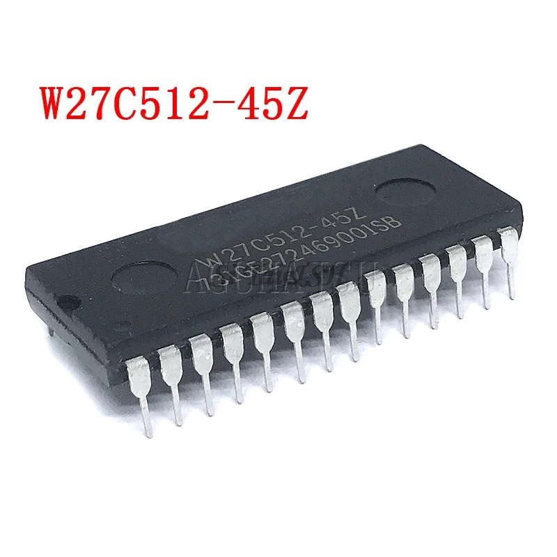 10 шт./лот W27C512 45Z DIP 28|Интегральные схемы| |