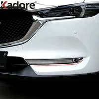 for mazda cx 5 cx5 kf 2020 2017 2019 abs chrome front foglight fog light cover trim car sticker protect exterior accessories