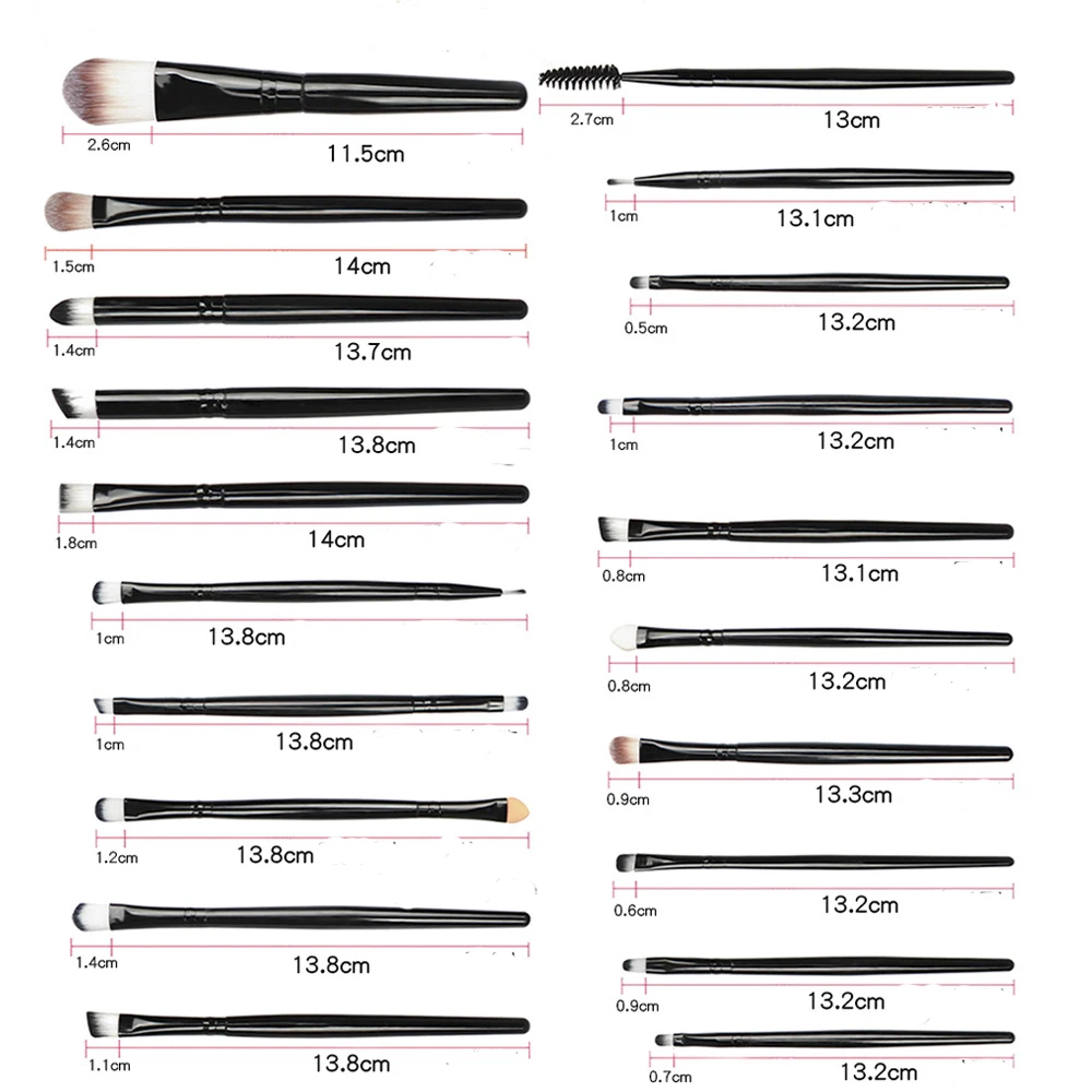 

1/20pcs Makeup Brushes Set Powder Foundation Eyeshadow Multi-function Brushes Set Soft Synthetic Hair Lvcheryl