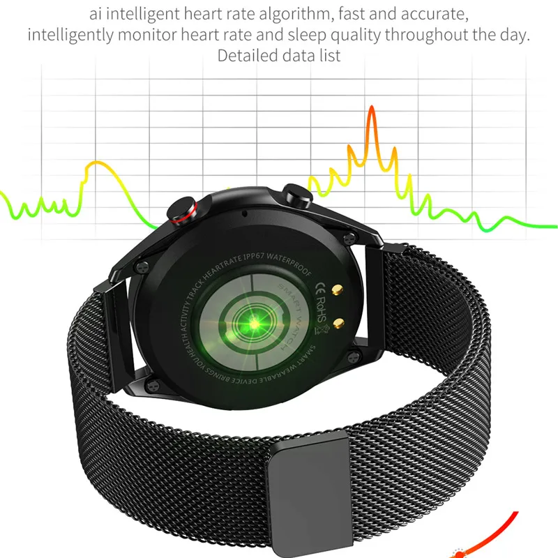 Умные часы M98 спортивные водонепроницаемые IP67 с пульсометром тонометром bluetooth -