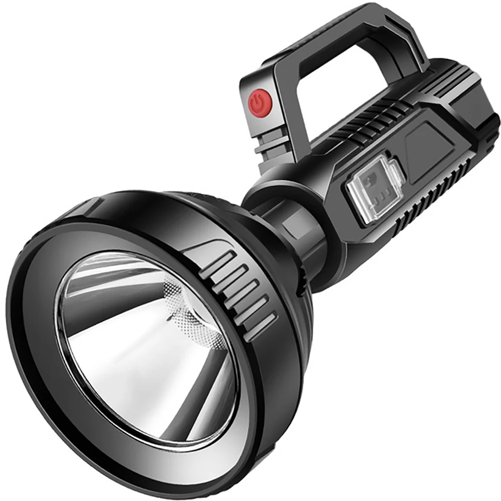 

3 Modes Dimming LED Flashlight Torch USB Rechargeable Searchlight Waterproof Spotlight Emergency Outdoor Camping Work Light