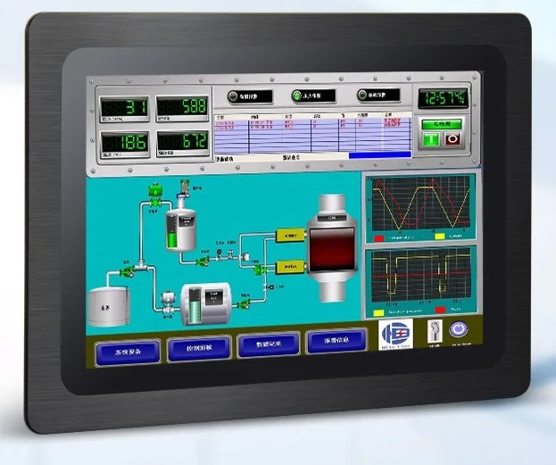Промышленный Android панель ПК 12 1 дюймов LCD A64 Cortex A53 ЦП емкостный сенсорный экран