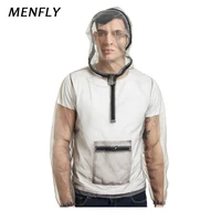 menfly net yarn clothing jungle adventure breathable insect repellent jacket outdoor hooded anti bee mosquito bite mesh cloths