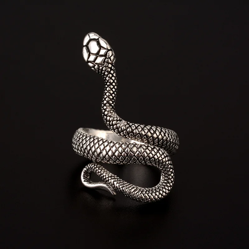 

Punk Snake Fashion Retro Exaggerated Snake Ring Nightclub Ring Student Trend Jewelry Gift