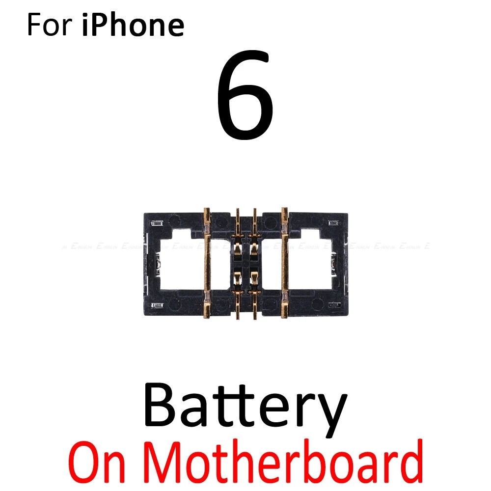 2 шт. внутренний FPC Разъем для iPhone 5 5S SE 5C 6 6S Plus зажим аккумулятора Контакты