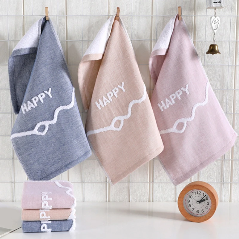 

Cartoon Letter Printing Pilled Yarn Towel Baby Kids Bath Hair Face Towel Microfiber Quick-drying Towel For Bathing Absorbent